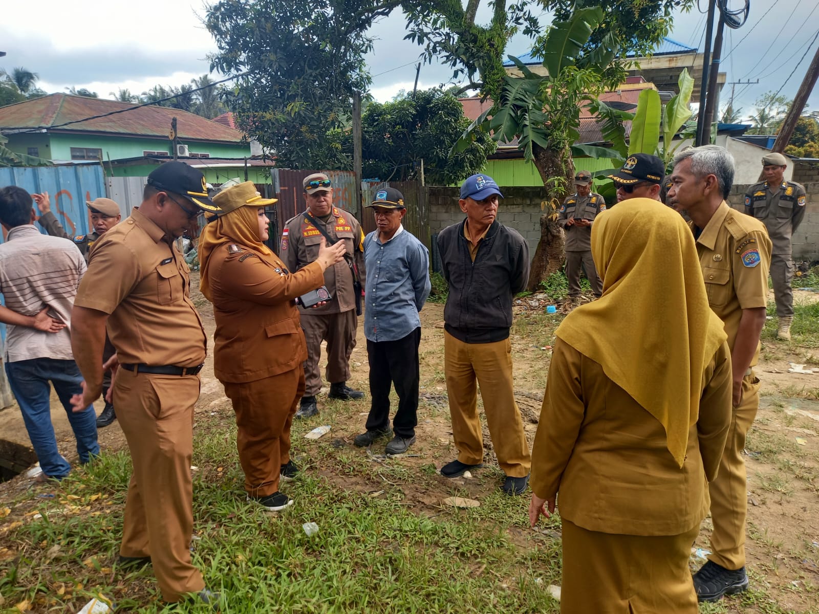 Peninjauan Drainase Area Masjid Al Ikhlas Di Jalan Pangeran Aji Iskandar Kelurahan Juata Kerikil